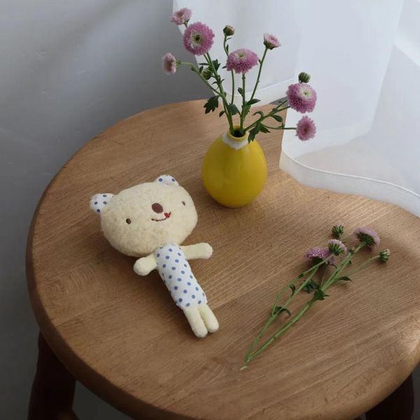 Anano Cafe 嬰兒安撫搖鈴小兔/小熊玩偶 