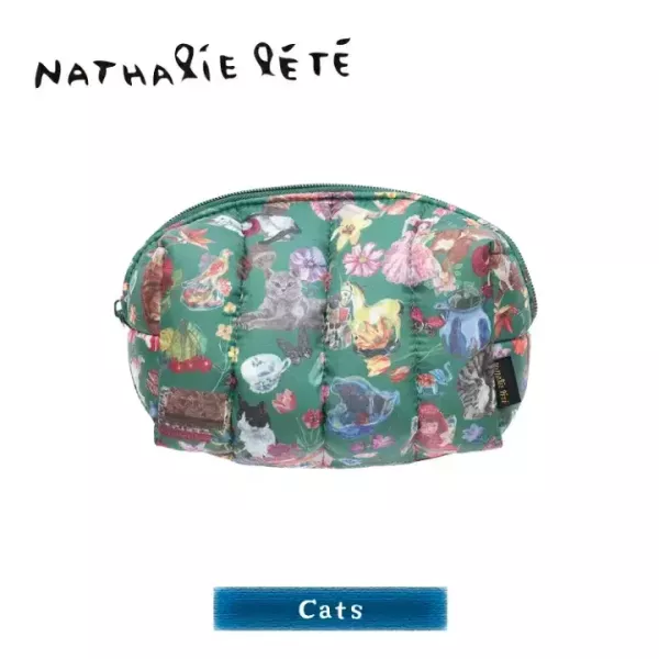 Nathalie Lete 插畫絎縫澎澎收納包 