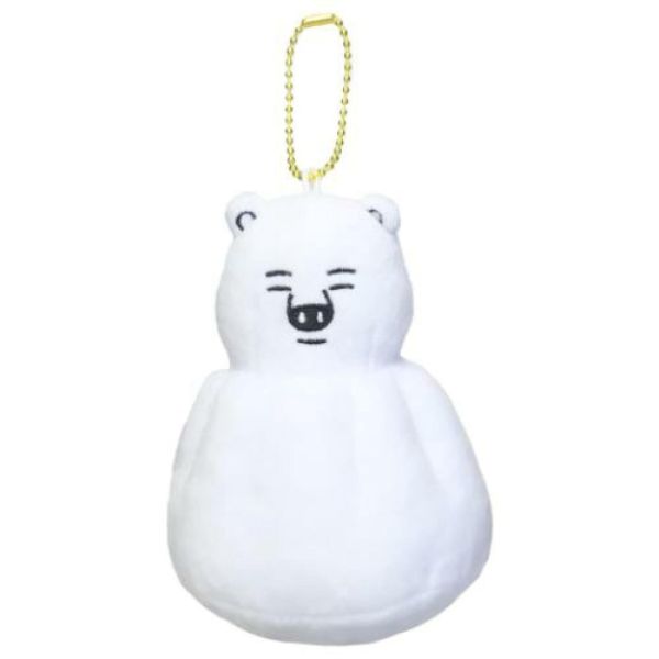柴田啓子 大白熊肉包造型玩偶吊飾 