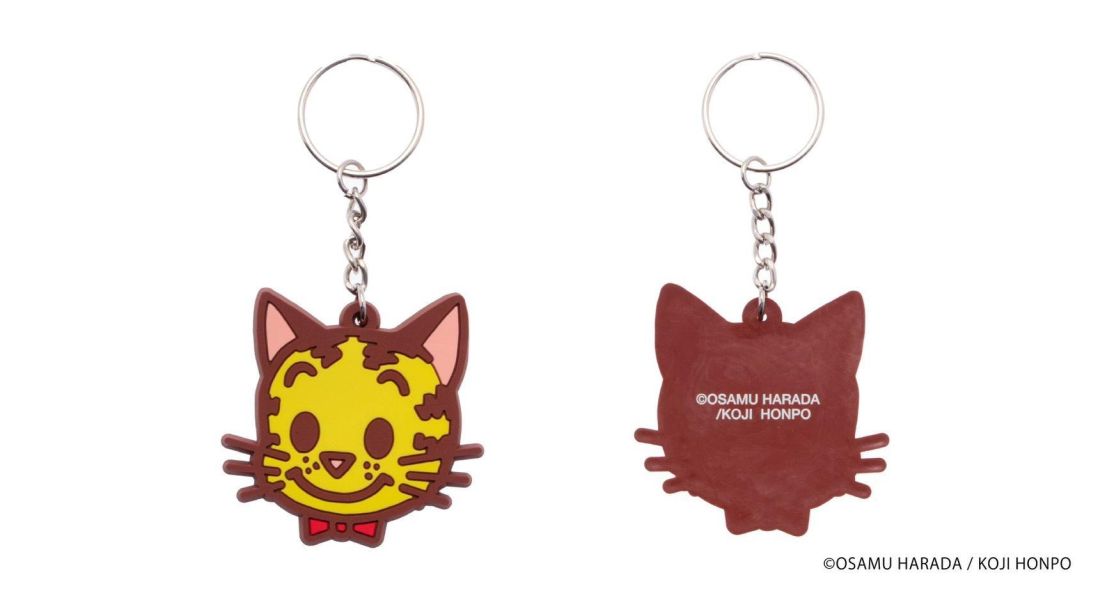 osamu 大臉造型矽膠吊飾(貓) 