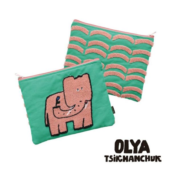 OLY 動物刺繡收納包 