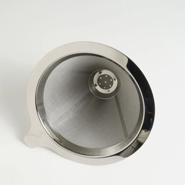 63 竹製手柄玻璃咖啡濾壺 