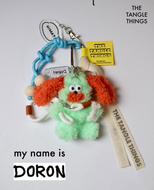 The Tangle Things 調節毛絨玩偶吊飾附袋 