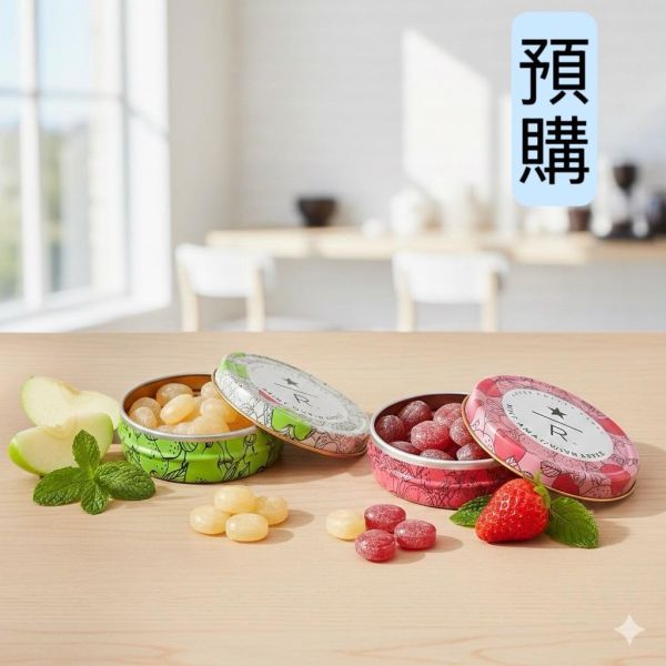 **預購** tokyo星巴克臻選草莓/青蘋果薄荷硬糖圓罐 