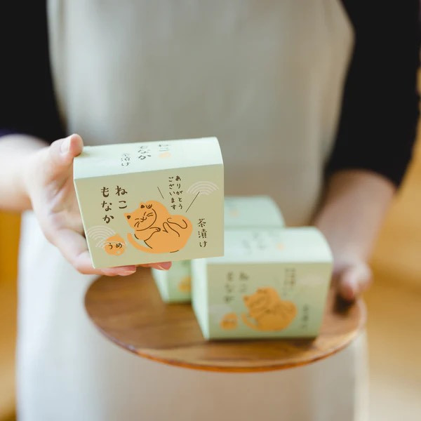 **預購** hikiri貓咪造型最中餅海苔茶泡飯1入 