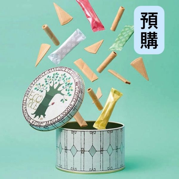 **預購**本高砂屋 法式薄餅綜合圓筒禮盒 