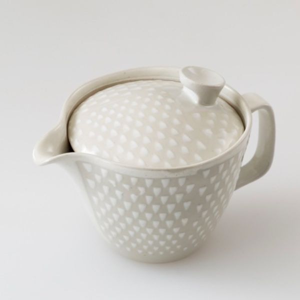 Aiyu 波佐見燒幾何斑點陶瓷茶壺 