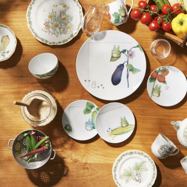 Noritake 龍貓插畫骨瓷飯碗 
