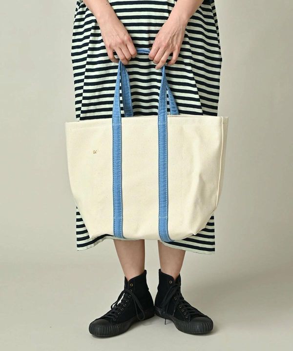 45R四葉幸運草重磅帆布手提袋(綠) 