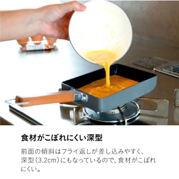 copan IH專用 小巧玉子燒平底鍋 (3×18cm) 