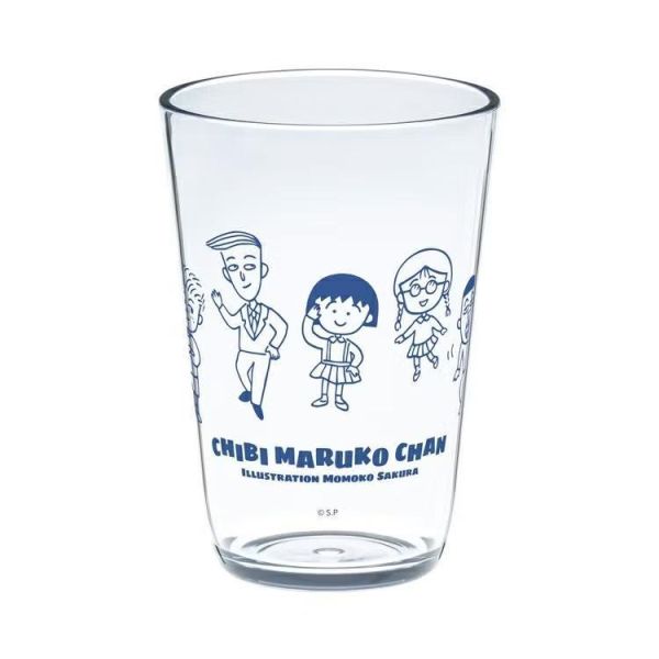 小森樹脂 櫻桃小丸子人物透明水杯 