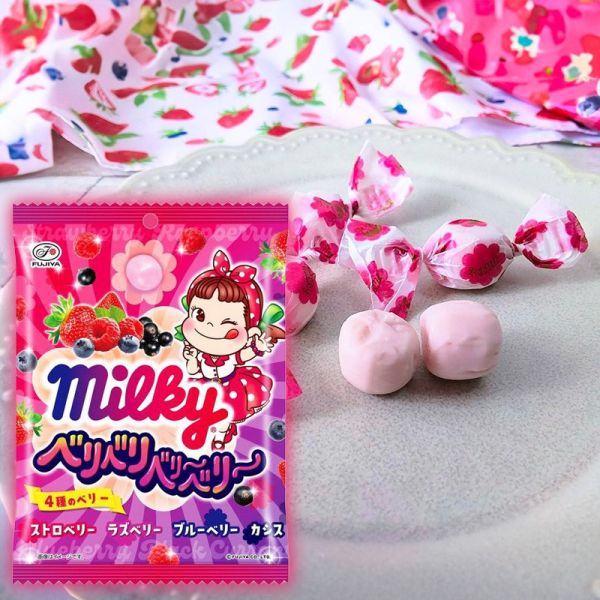 **預購** fujiya不二家 四種莓果果汁牛奶糖65g 