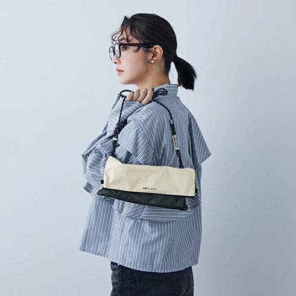 U-DAY 素色可斜揹晴雨專用摺疊傘(米) 