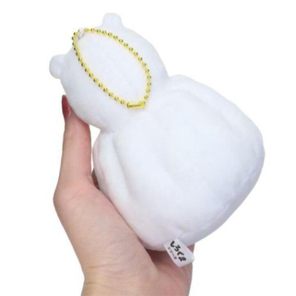 柴田啓子 大白熊肉包造型玩偶吊飾 