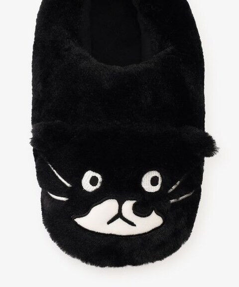 Afternoon Tea x Choi Yeon-Ju 賓士貓毛絨室內拖鞋 