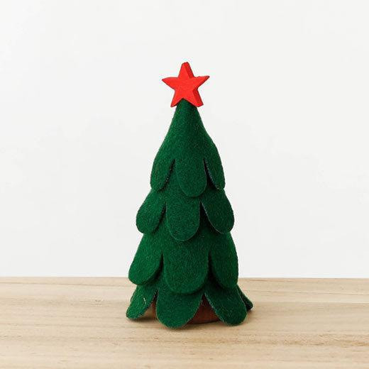 Nordika Nisse 木雕星星絨布聖誕樹擺飾 