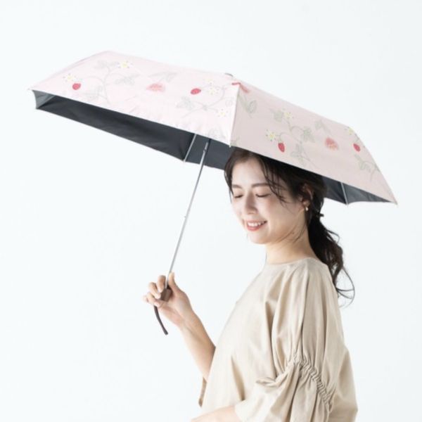 Mikuni 晴雨專用 草莓折疊傘 