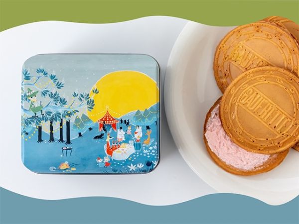 日之出屋 嚕嚕米插畫抹茶/草莓巧克力法蘭酥