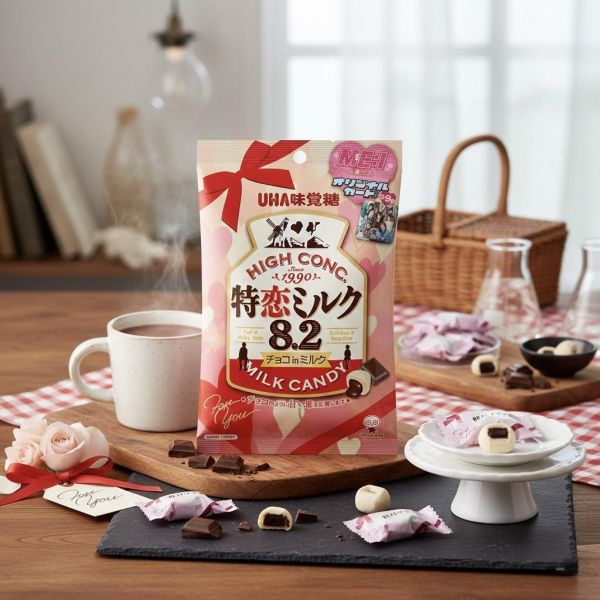UHA味覺糖8.2特戀夾心巧克力牛奶糖 