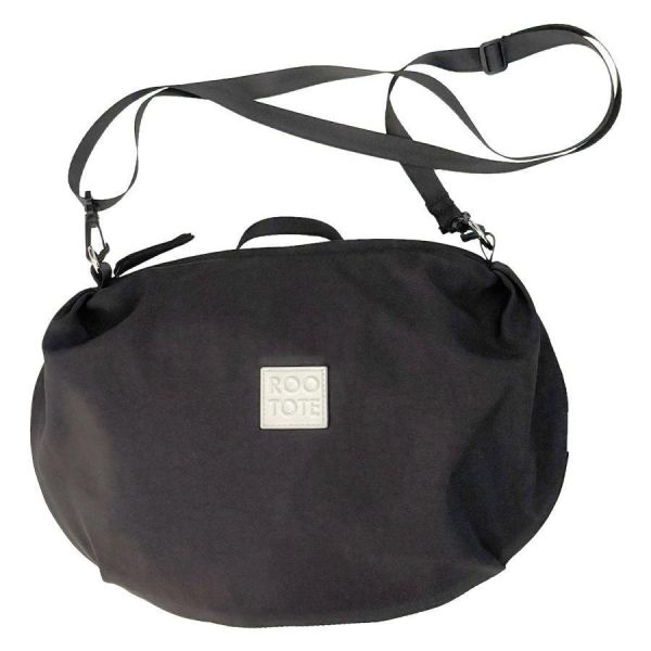 ROOTOTE 標誌素色橢圓側背包 