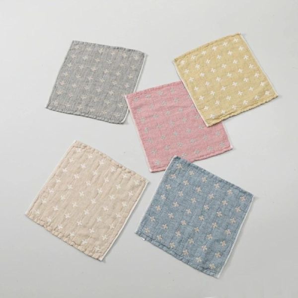 kontex 十字刺繡棉麻手帕(小)26x26 