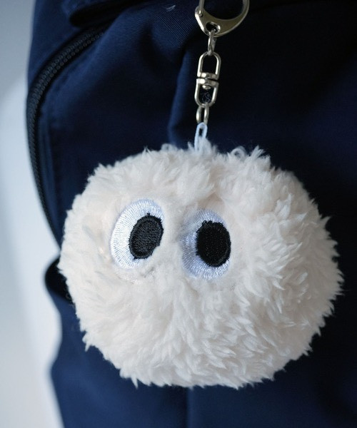 Monster 眼睛雪怪毛絨圓吊飾 