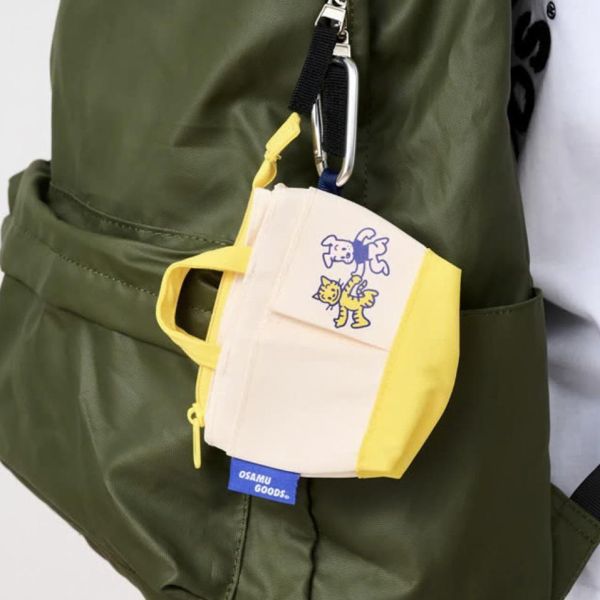osamu goods 手提包造型登山扣收納包 