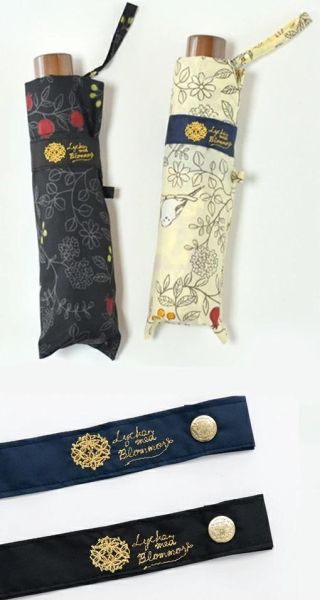 mikuni晴雨專用超輕量石榴&長尾山雀折疊傘(米) 