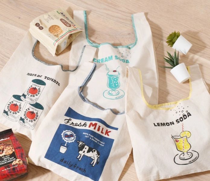 AND PACKABLE 純棉環保購物袋 
