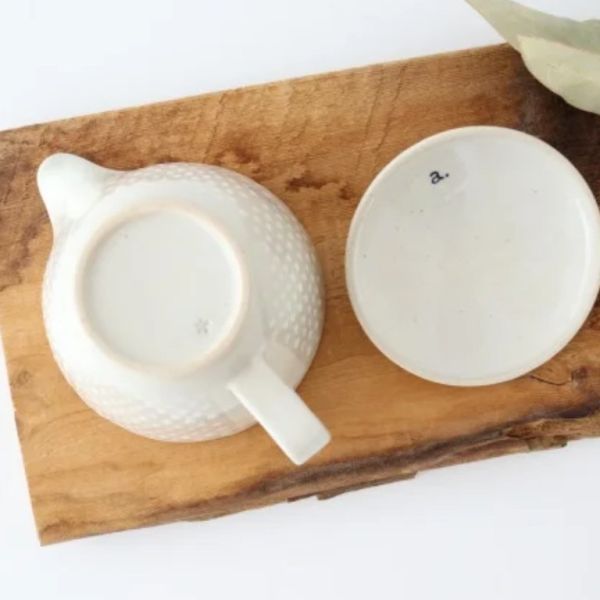 Aiyu 波佐見燒幾何斑點陶瓷茶壺 