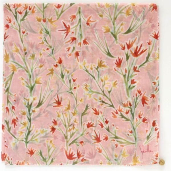 Sybilla 印花純棉手帕 