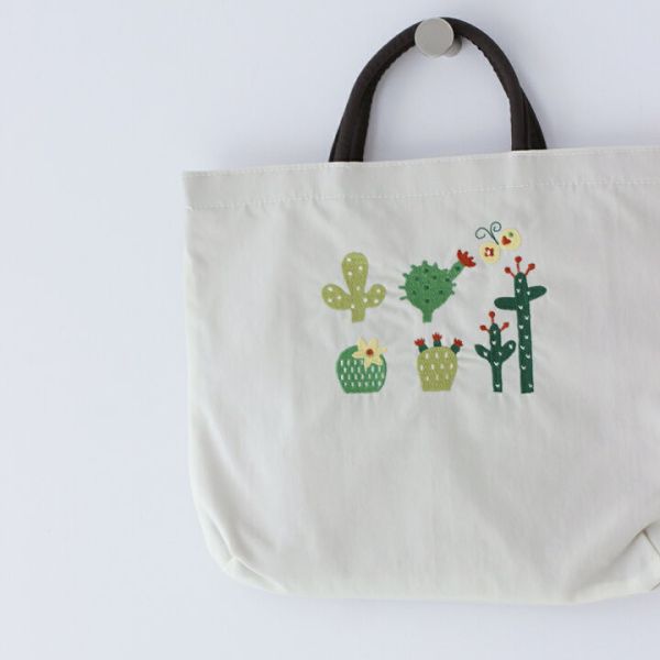 atsuko matano刺繡船型手提袋(三款) 