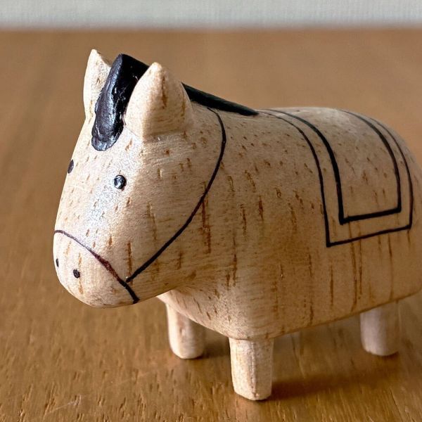 T-Lab 2026馬年天然木雕擺設附盒 