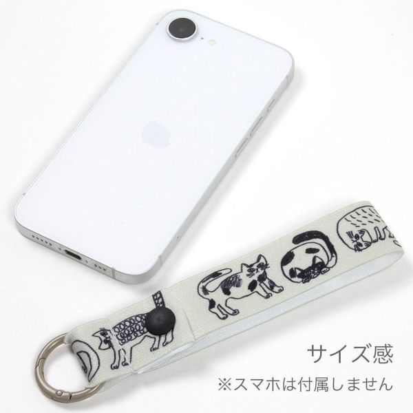 Miroco Machiko 手繪風萬用掛繩(貓 ) 