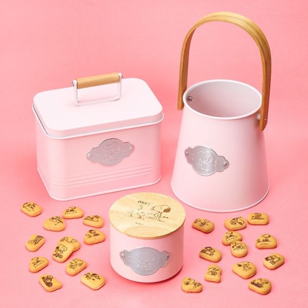 **預購** Peanuts 史努比銀標木蓋造型餅乾 