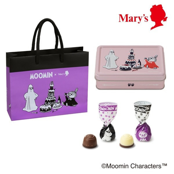 **預購** Mary's Moomin 萬聖節 綜合巧克力浮雕鐵盒 