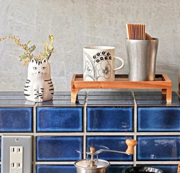 Sceneryvase 貓咪造型陶瓷花瓶 