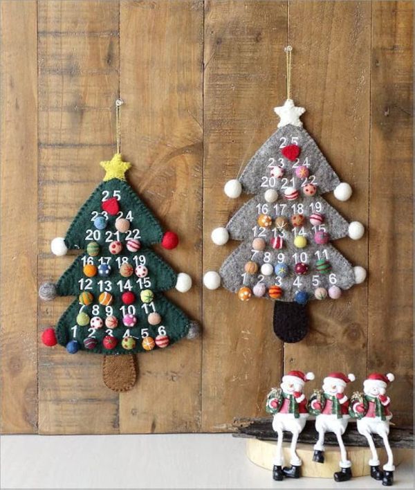 ragstyle 手工羊毛氈聖誕節倒數日曆 