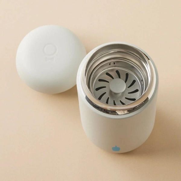 Fellow x 藍瓶 陶瓷塗層磨砂真空保溫瓶350ml(白) 