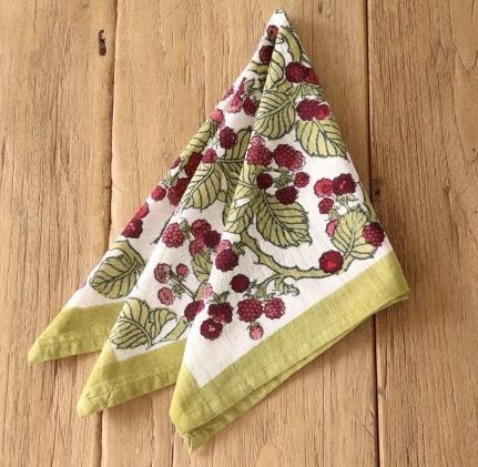 madu 花卉純棉餐墊 