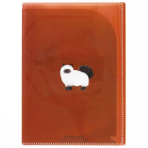 米津祐介 貓咪6格A5文件夾(咖) 