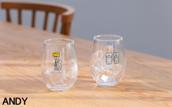 ANDY鼠 迷你透明玻璃杯 
