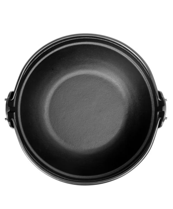 南部鐵器 圍爐深型鑄鐵鍋7寸 (附蓋) 