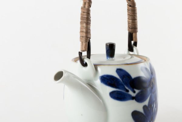 BARBAR  伊呂波藤編手柄陶瓷茶壺 