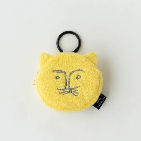 orneko 貓咪大臉收納包吊飾 