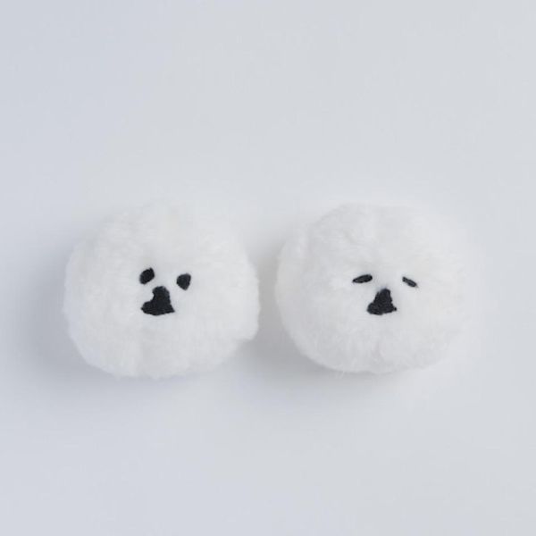 mambo & bb 比熊犬毛絨磁鐵 