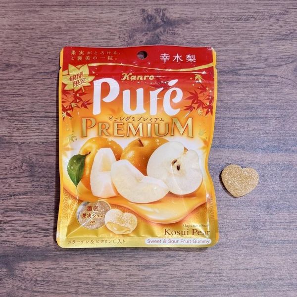 Kanro Pure Premium 幸水梨軟糖 