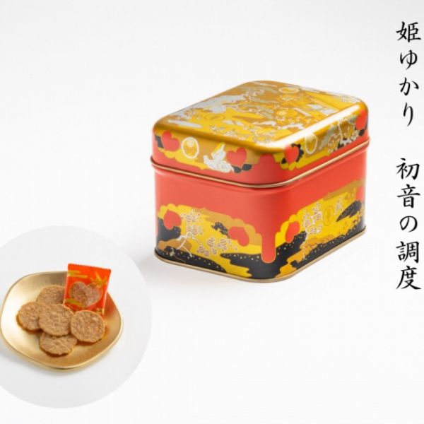 **預購** 坂角總本舖x德川美術館90週年限定蝦餅鐵盒 