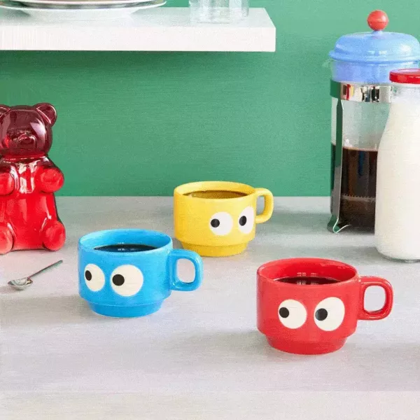 MoMA Stacking Mug 眼睛堆疊馬克杯3件組 