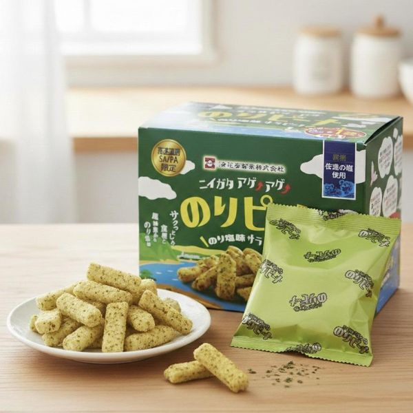 浪花屋製菓 高速道路限定 新瀉海苔鹽米果禮盒 